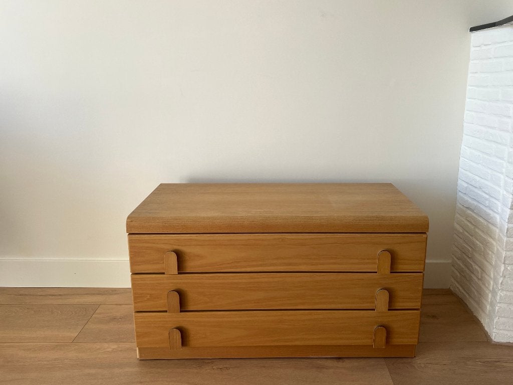 Vintage ladekast lowboard | Mid-century modern | Jaren 70, Ophalen