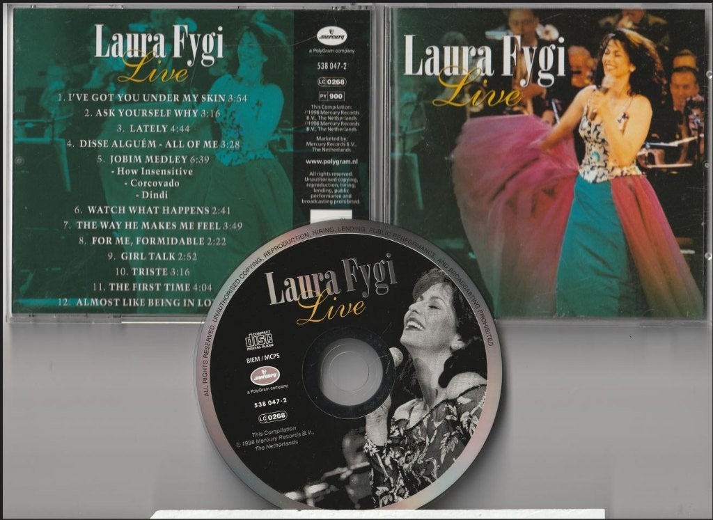 Laura Fygi - Live, Ophalen of Verzenden, Zo goed als nieuw, Jazz