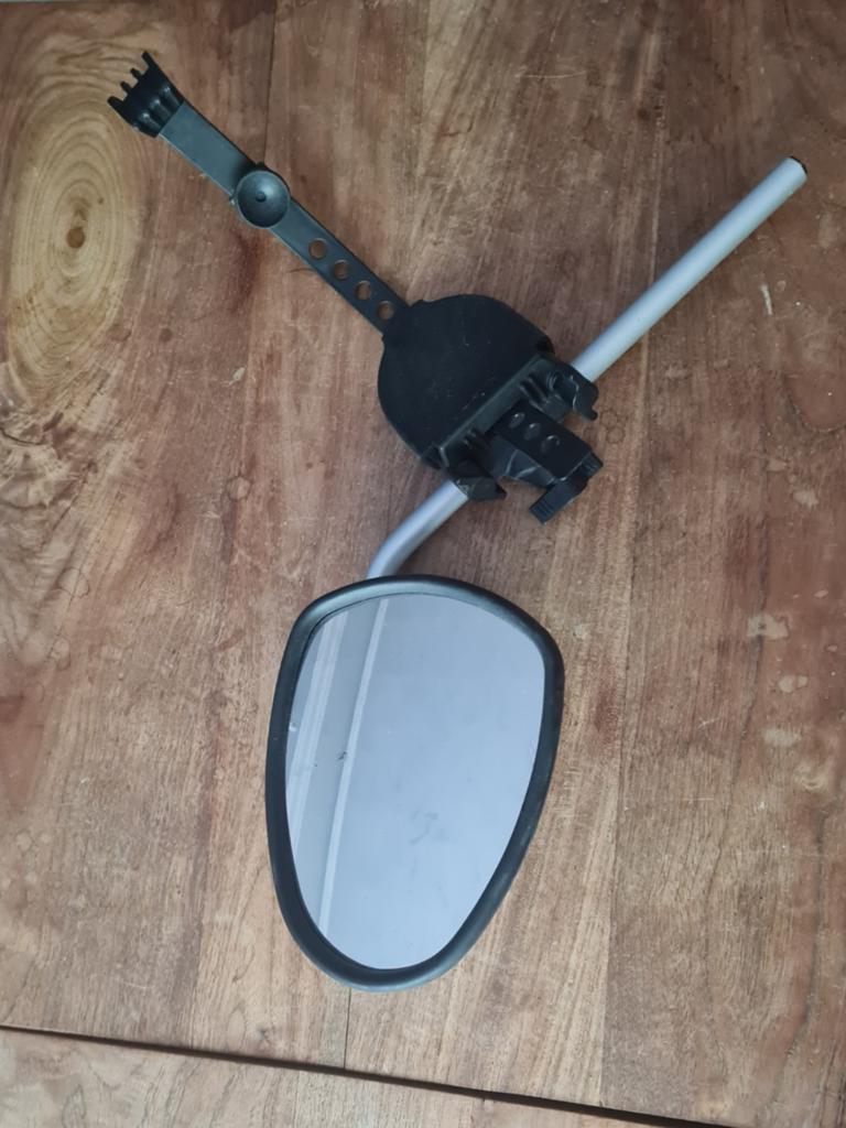 Caravanspiegel, Ophalen, Gebruikt