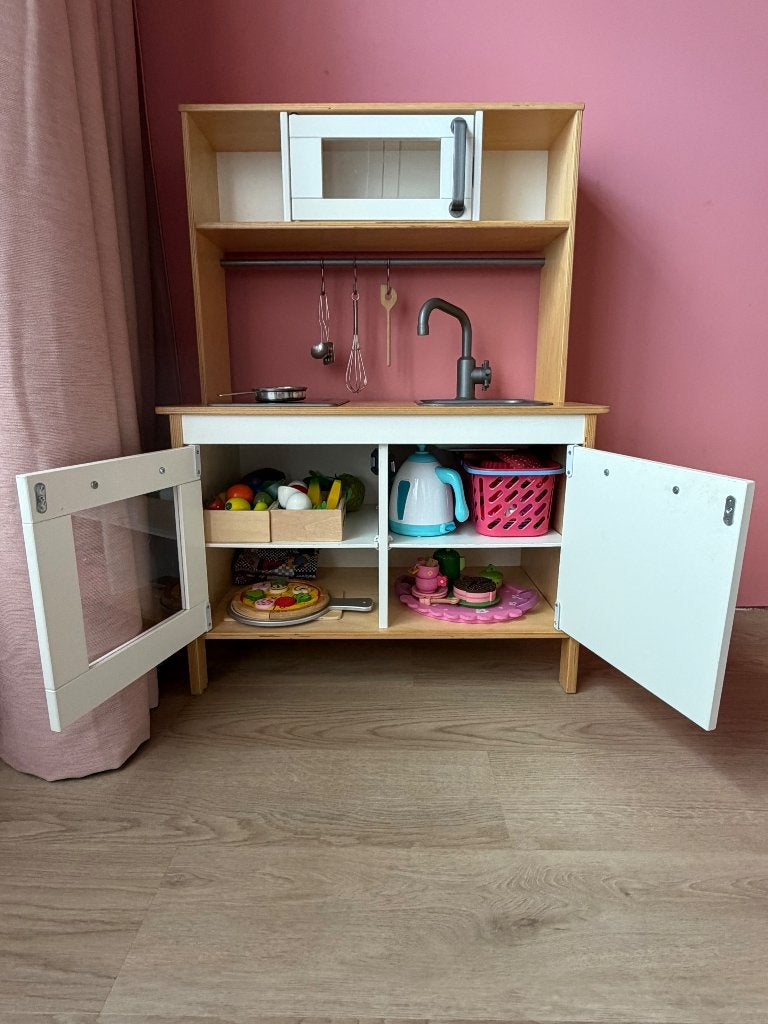 IKEA DUKTIG speelkeuken + héél veel accessoires, Ophalen, Gebruikt, Hout, Speelkeuken