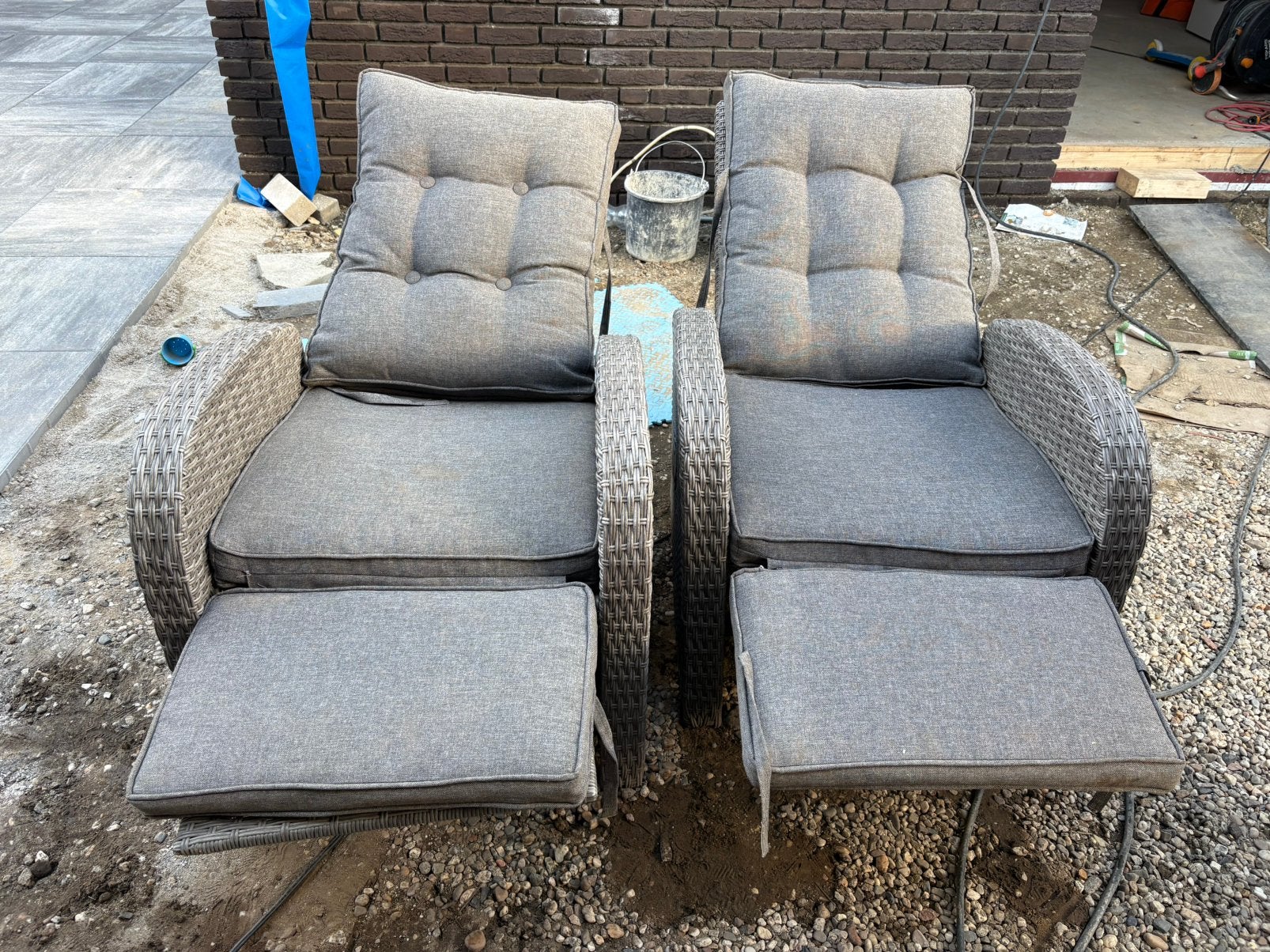 Tuinstoelen, Tuin en Terras, Ophalen, Zo goed als nieuw, Kunststof