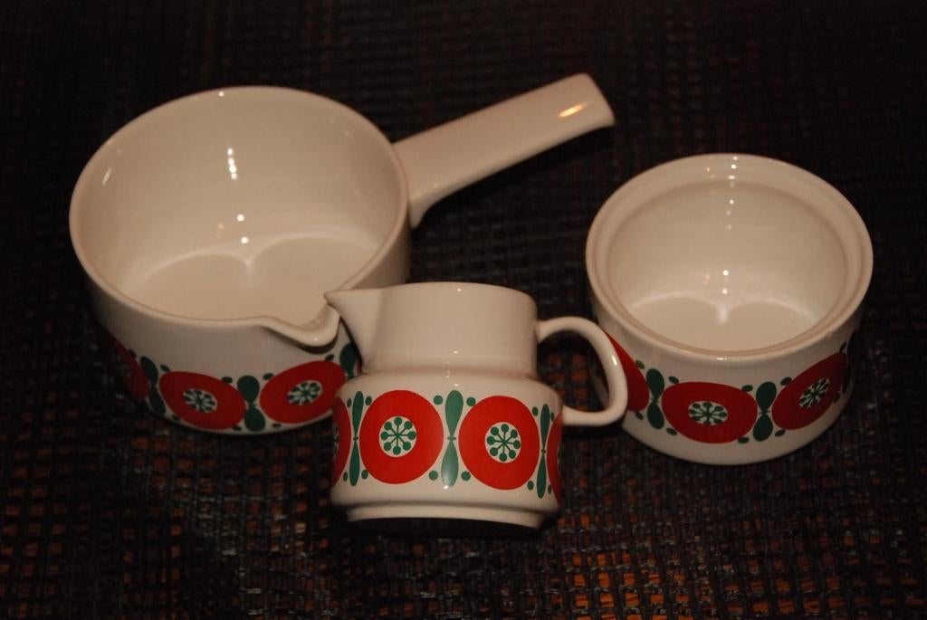 melitta Copenhagen servies retro, Gebruikt, Overige typen, Ophalen of Verzenden, Overige stijlen