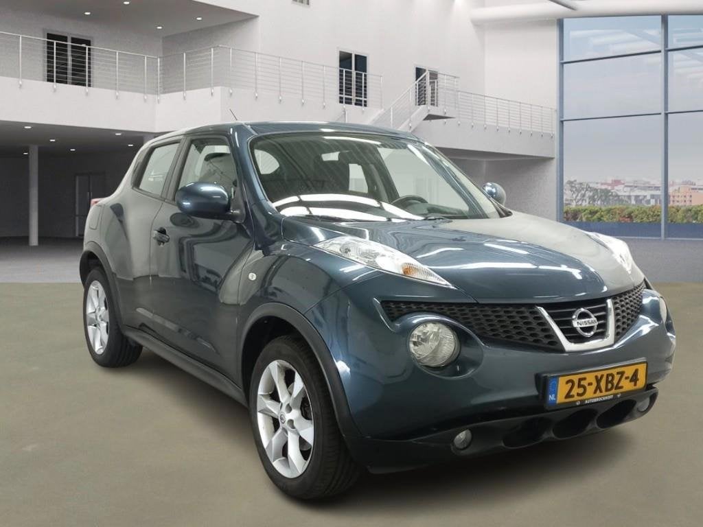 Nissan Juke 1.6 Acenta Automaat 2e Eigenaar +NAP NL-auto, Auto's, Euro 5, Stof, Zwart, 4 cilinders