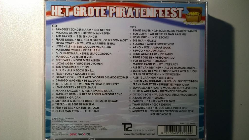 Het Grote Piratenfeest (2 CD), Ophalen of Verzenden, Zo goed als nieuw, Nederlandstalig