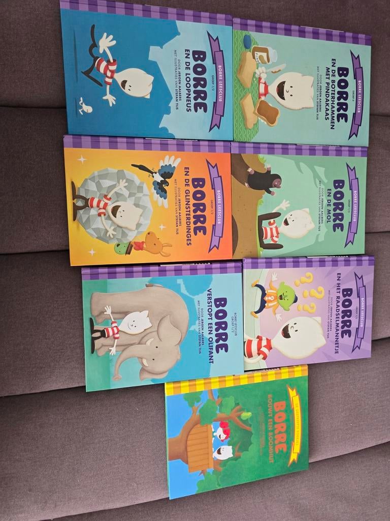 Borre kinderboeken, Ophalen