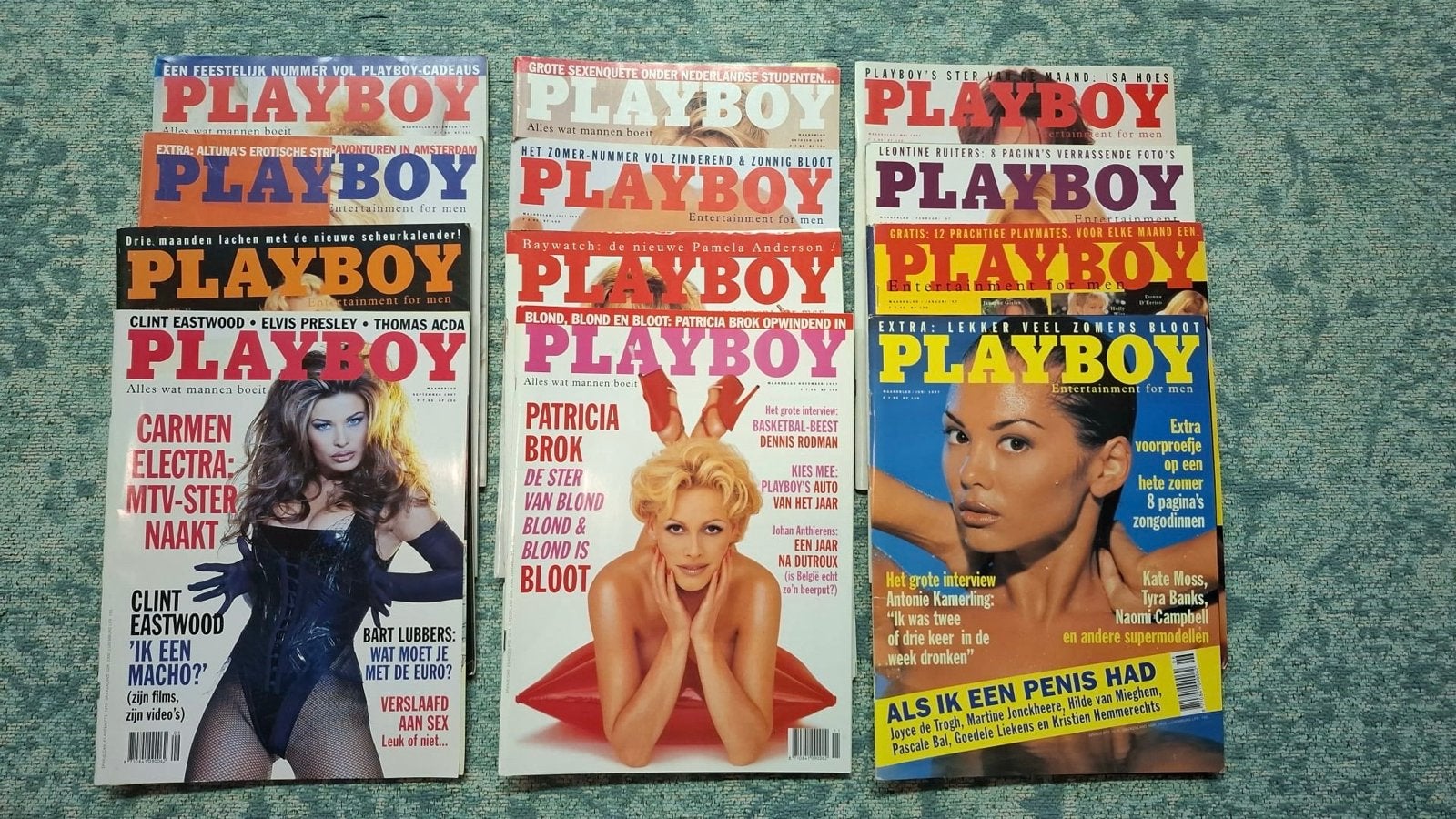 Complete Jaargang Playboy 1997 - Vintage Collectie, Ophalen of Verzenden, Gelezen, Overige typen