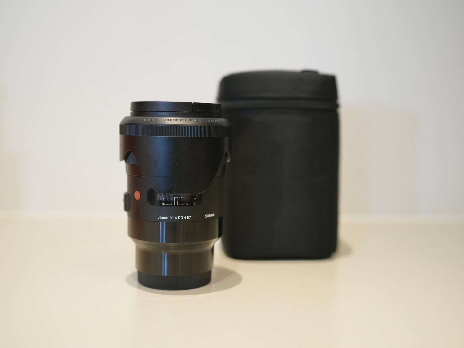 Sigma 35 mm f1.4 DG FE Art lens. Sony E-mount., Beschermhoes/tas, Sony E-mount, Sigma, 35 mm