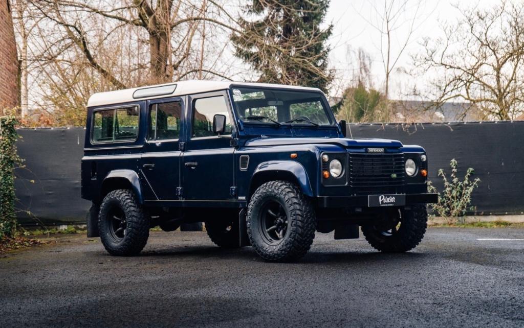 Land Rover defender TD5 p15, Auto's, Land Rover, Stof, 2495 cc, Blauw, 122 pk