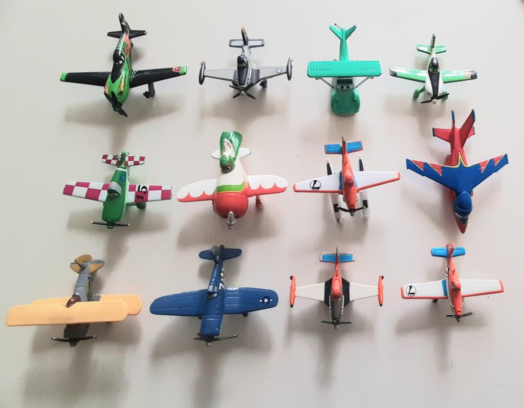 12 verschillende Planes uit de Disney film, Ophalen of Verzenden, Overige figuren, Beeldje of Figuurtje