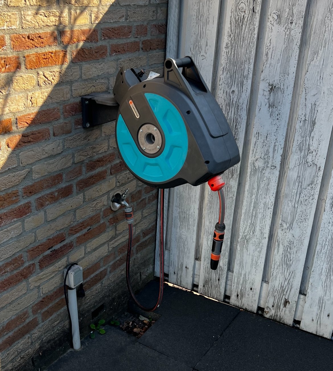 Gardena 15m Tuinslanghaspel - zwenkarm defect, Ophalen, Gebruikt, Tuinslanghaspel