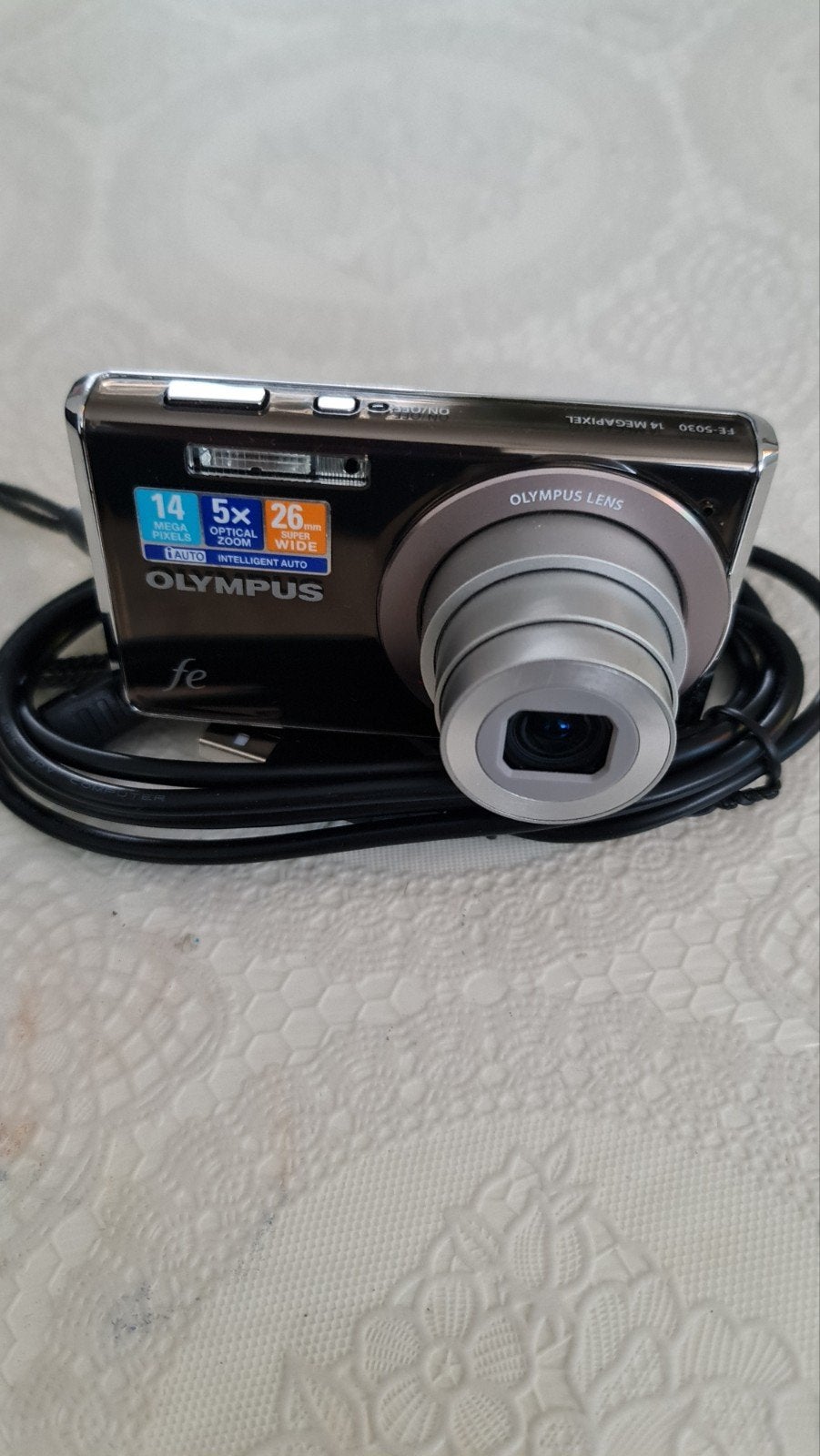 Fototoestel Olympisch fe 5030 usb oplader kabel bij, Audio, Tv en Foto, Ophalen of Verzenden, Overige Merken, 8 keer of meer