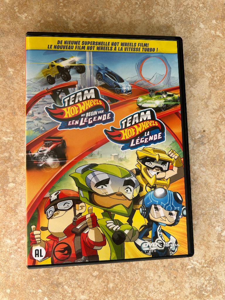 Dvd team hotwheels begin van een legende, Ophalen, Avontuur, Gebruikt, Alle leeftijden