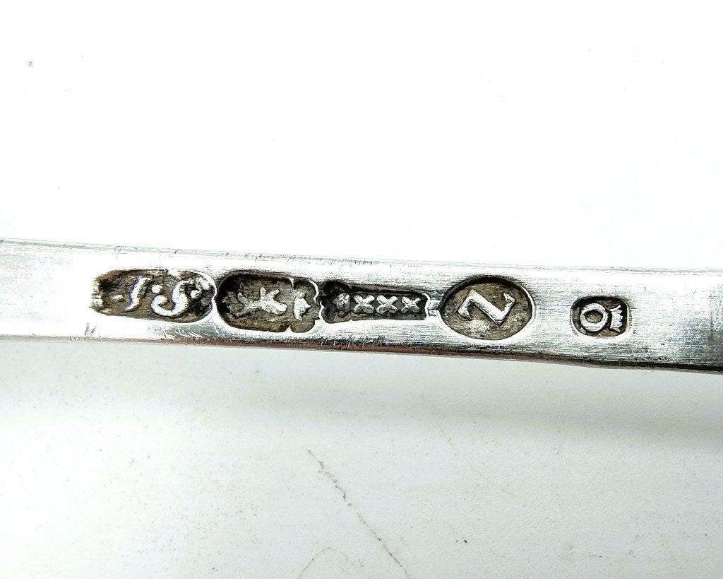 Zilveren lepel, J. Selling, Amsterdam, 1784, Verzenden, Zilver