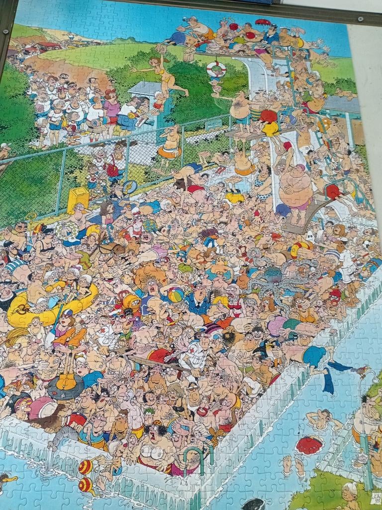 Van haasteren .Fun around the pool 950, Ophalen of Verzenden, Minder dan 500 stukjes, Zo goed als nieuw