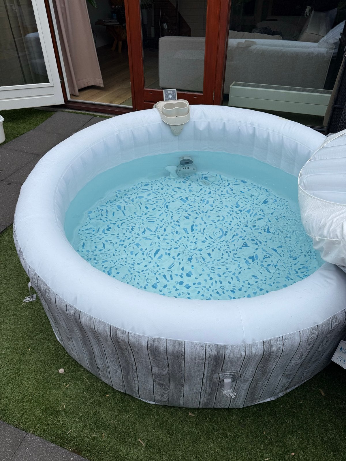 Lay-Z-Spa Fiji Opblaasbare Jacuzzi, Tuin en Terras, Zwembaden, Gebruikt, Minder dan 80 cm, Opblaaszwembad, Rond