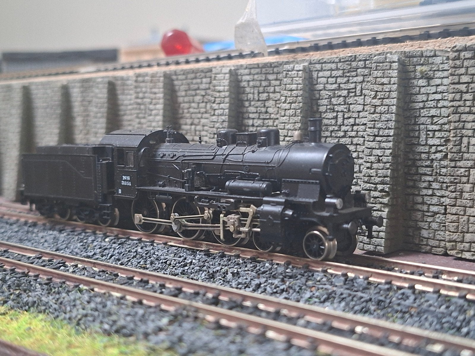mooie Fleischmann NS 3851. ex br38, Fleischmann, Ophalen of Verzenden, Gelijkstroom, Locomotief
