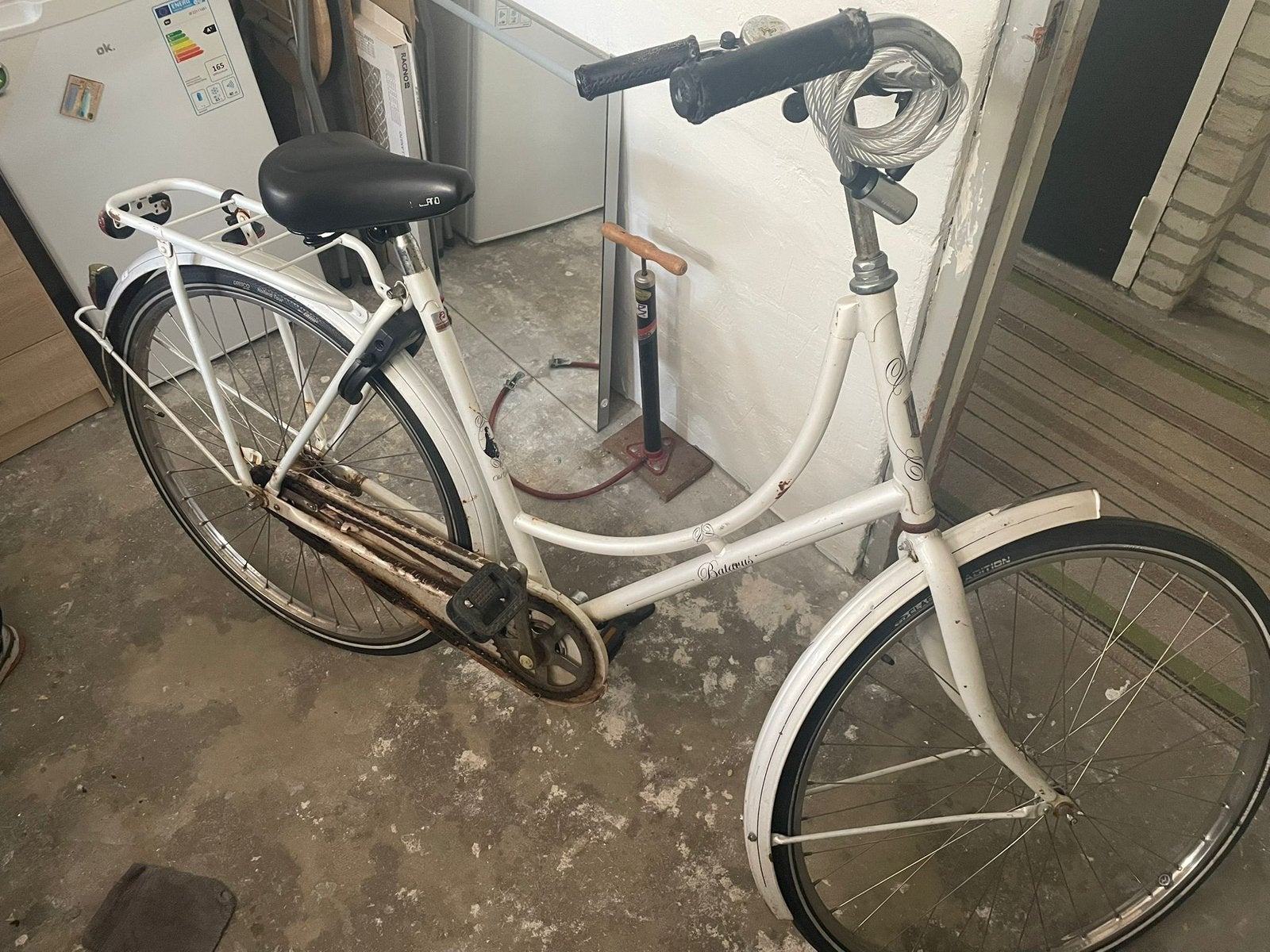 Stap of station fiets, Fietsen en Brommers, Fietsen | Dames | Omafietsen, Ophalen of Verzenden, Zo goed als nieuw