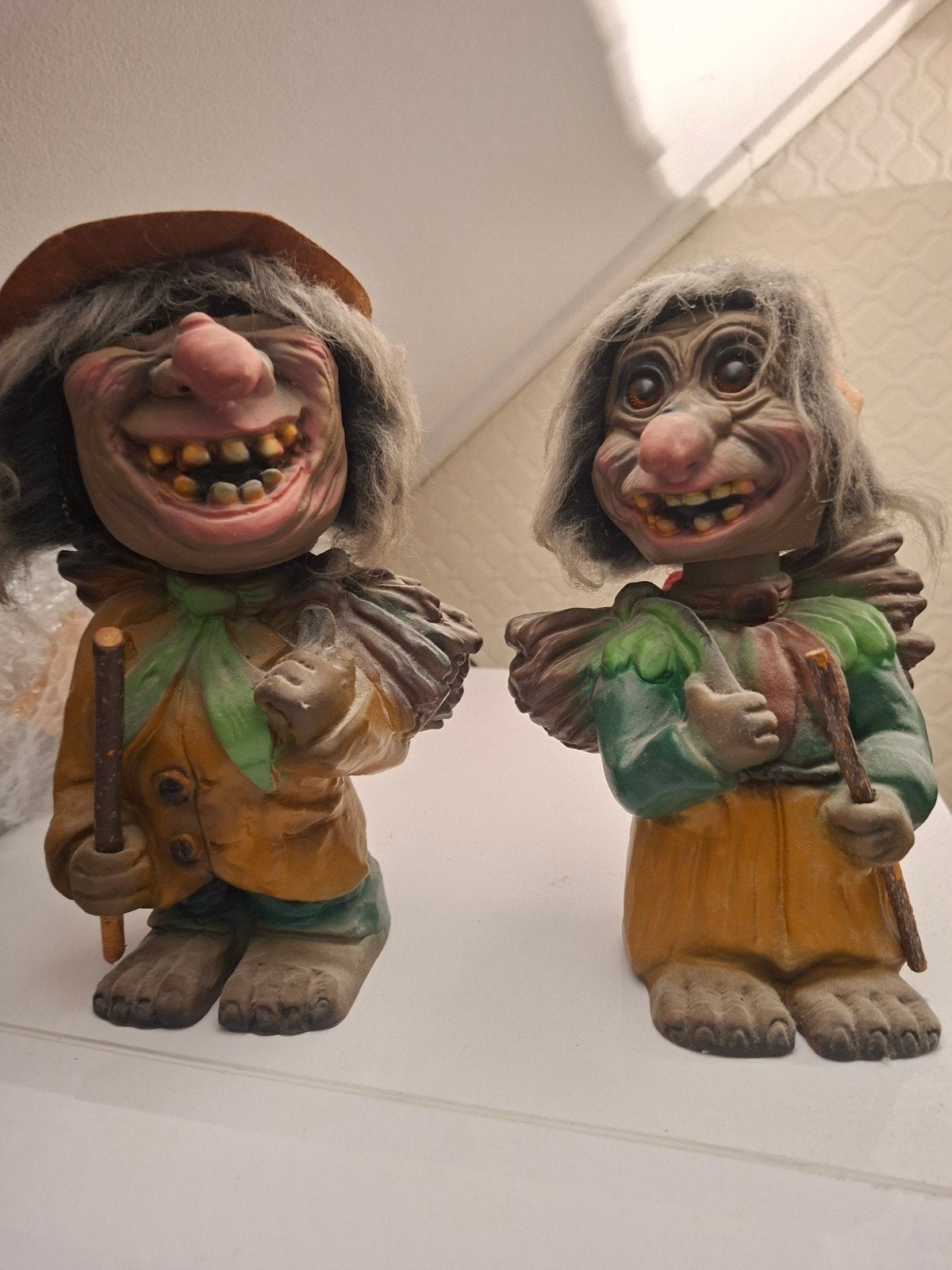 Voodoo Joe Poppetjes - Unieke Trollen Beeldjes, Ophalen of Verzenden, Gebruikt