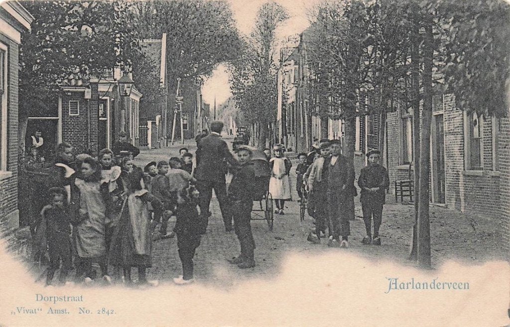 702-391-039 Dorpstraat Aarlanderveen, Verzenden, Voor 1920, Zuid-Holland