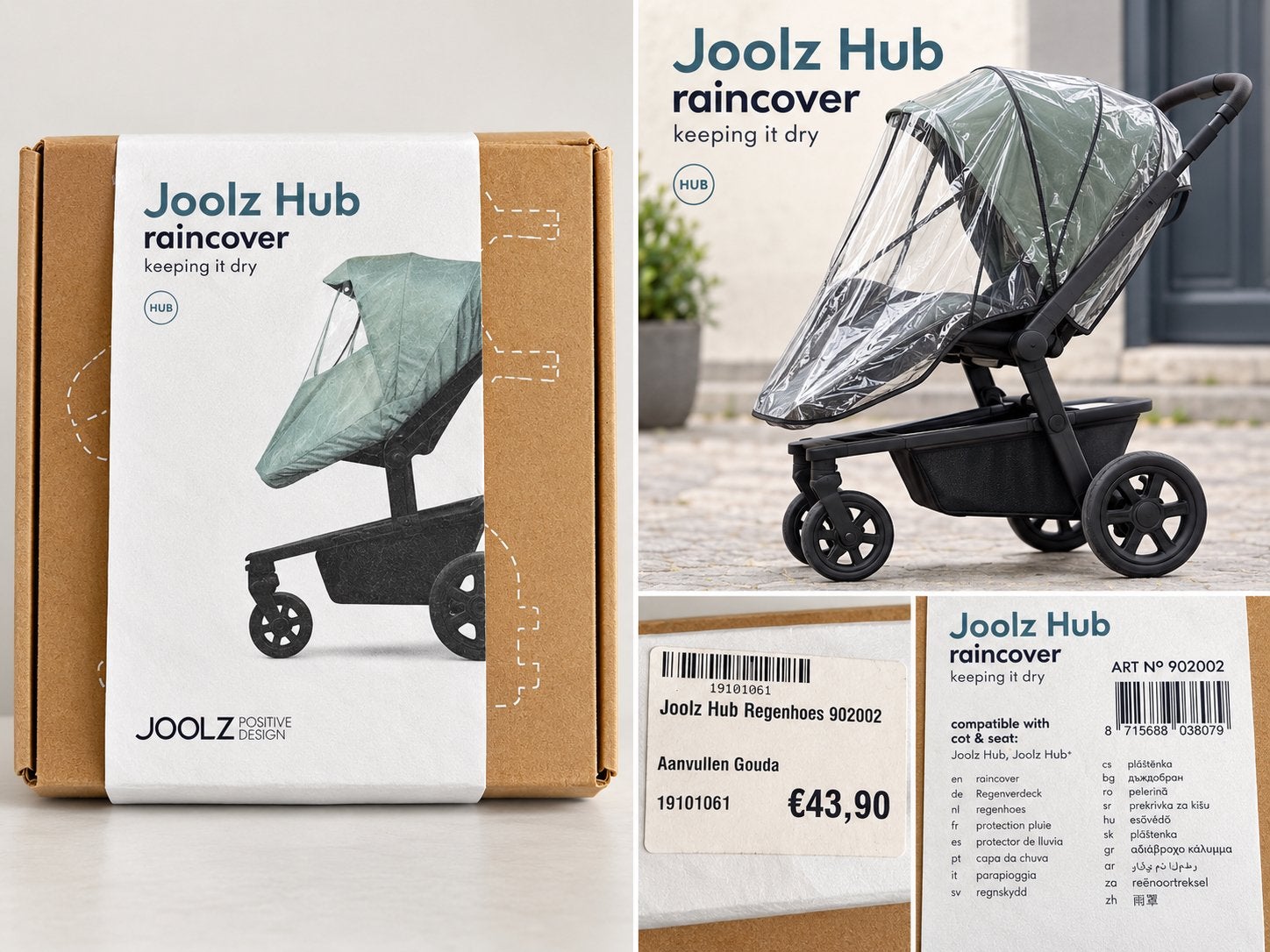 Joolz Hub Regenhoes - Houdt je kindje droog, Ophalen, Nieuw, Kinderwagen, Overige merken