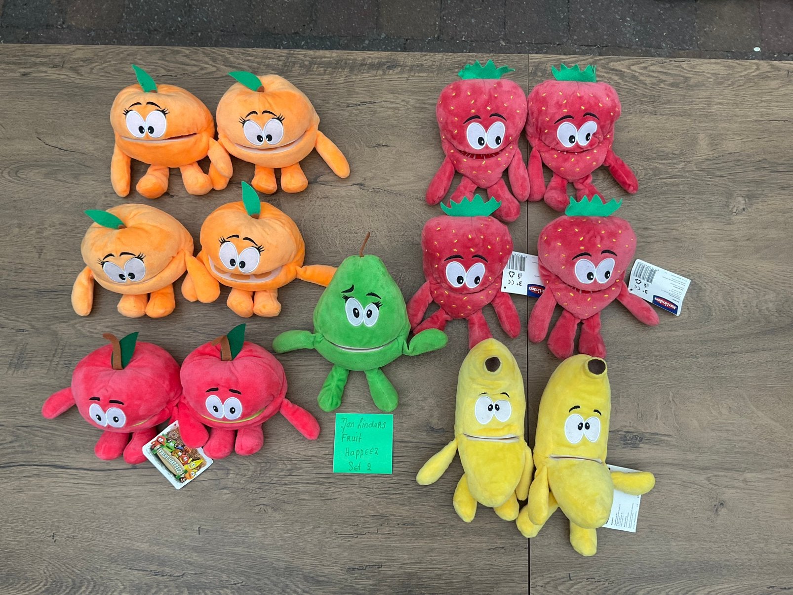 13 nieuwe Fruit Happeez fruit knuffels Jan Linders 7,50€, Overige supermarkten, Ophalen