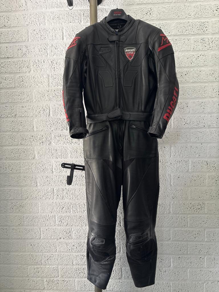 Mooi zwart Ducati combipak, damespak leer van MJK, Motoren, Ophalen of Verzenden, Tweedehands, Heren, Combipak