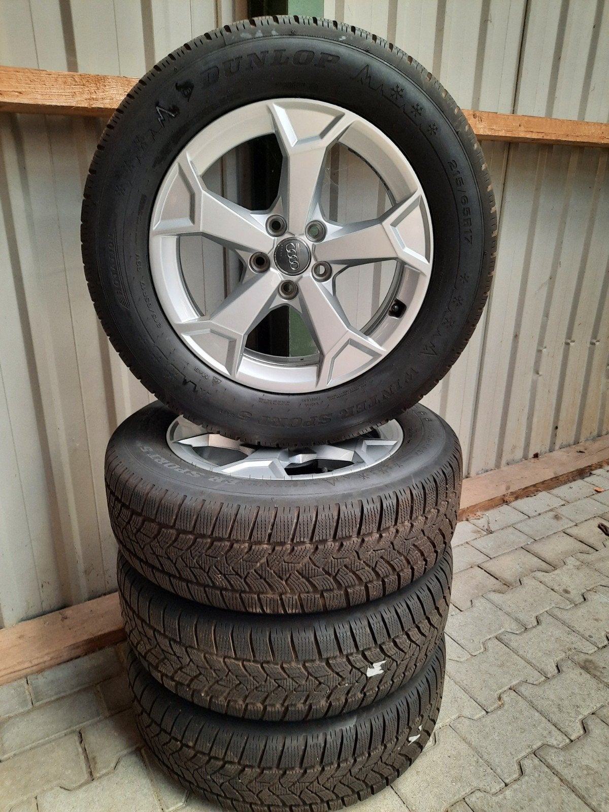 ZGAN 17 inch velgen 5×112 OEM AUDI Q3 VW TIGUAN SKODA KODIAQ, Banden en Velgen, 17 inch, Personenwagen, Gebruikt