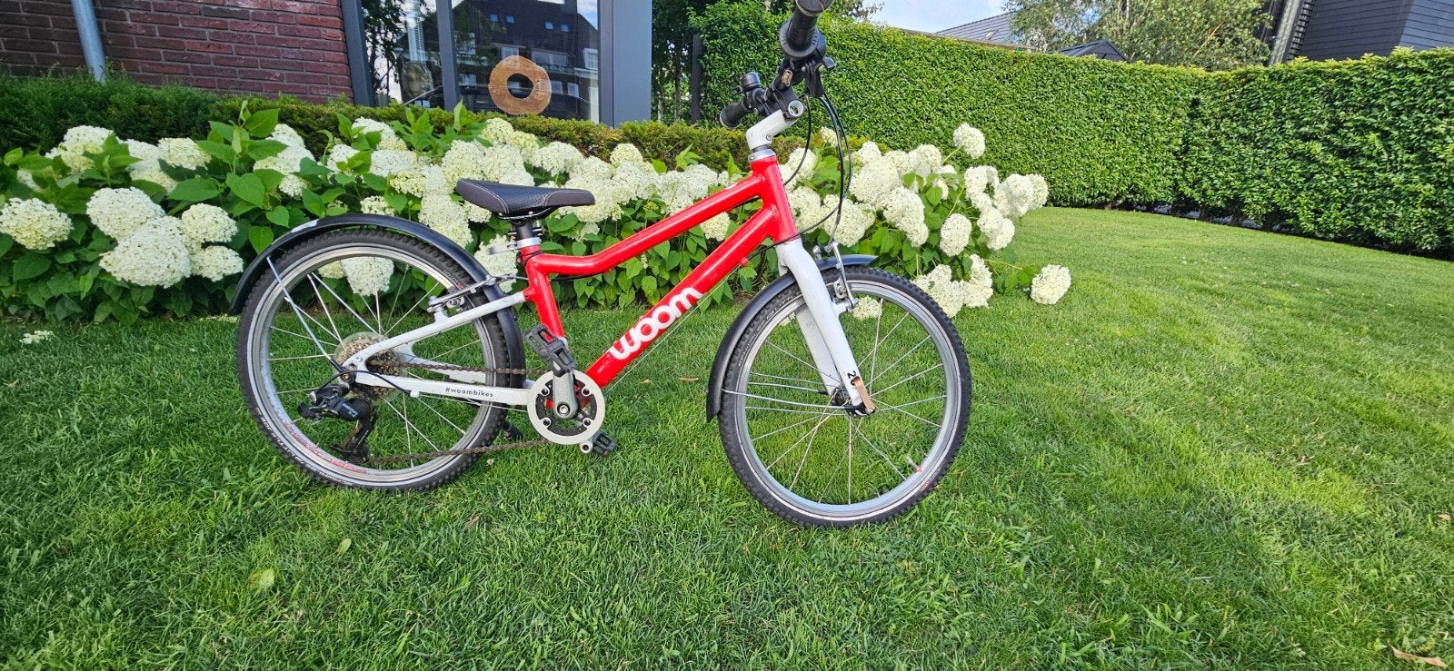 Woom 4 kinderfiets - Lichtgewicht en kindvriendelijk, 20 inch of meer, Ophalen of Verzenden, Zo goed als nieuw, Woom
