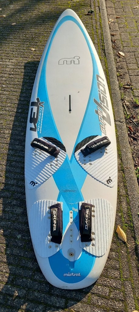 Mistral SuperVision 131 L complete set met North Natural 6,2, Watersport en Boten, Ophalen, Gebruikt, 5 tot 6.5 m², Met vin(nen)