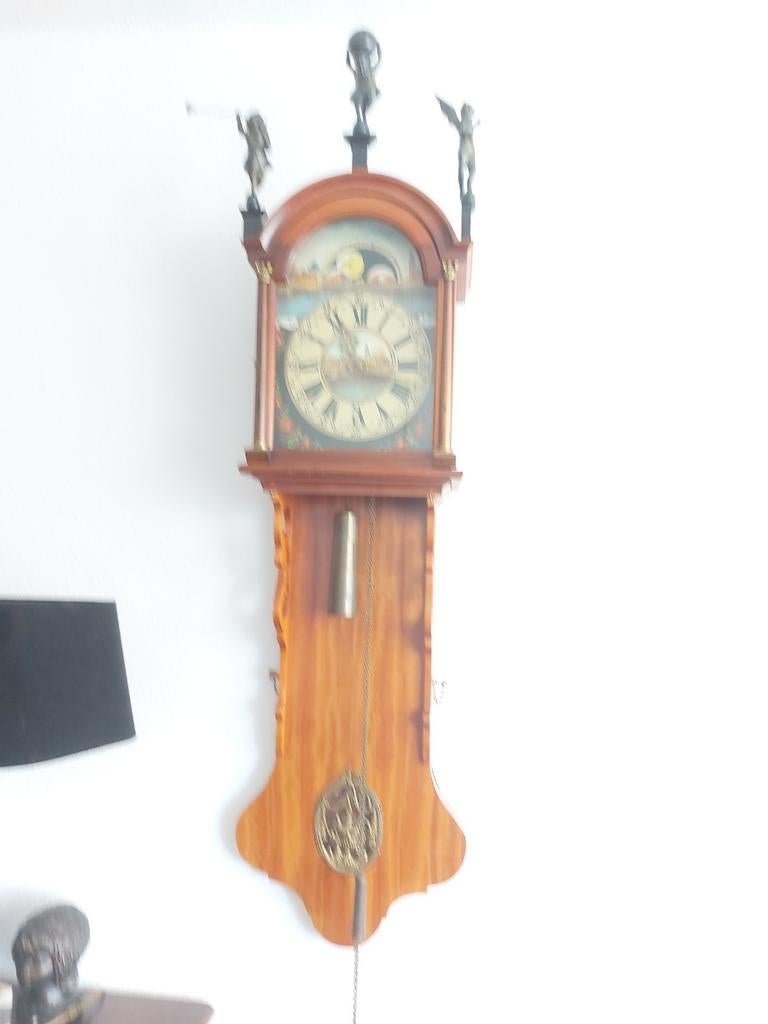 Mooie vintage Friese staartklok - Puntgaaf, Ophalen of Verzenden
