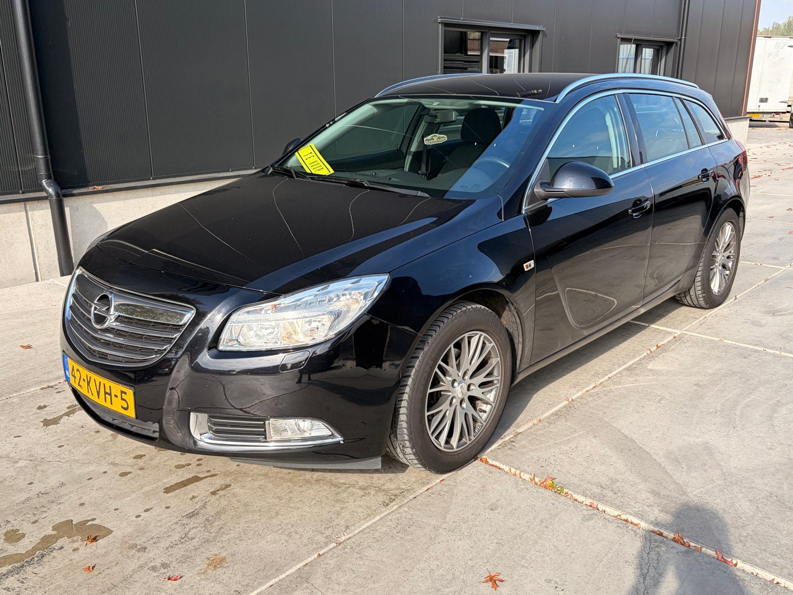 Opel Insignia Sports Tourer 2009 Zwart perfect onderhouden, Auto's, 1350 kg, 4 cilinders, 1796 cc, Zwart