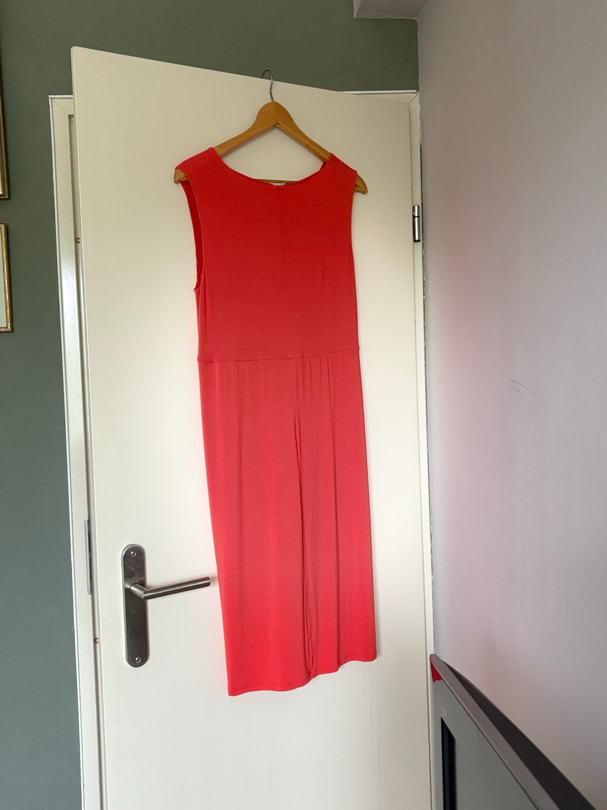 MaxMara Studio Rode Jurk - Gevoerd, Maat 38/40 (M), Verzenden, Knielengte, Gedragen