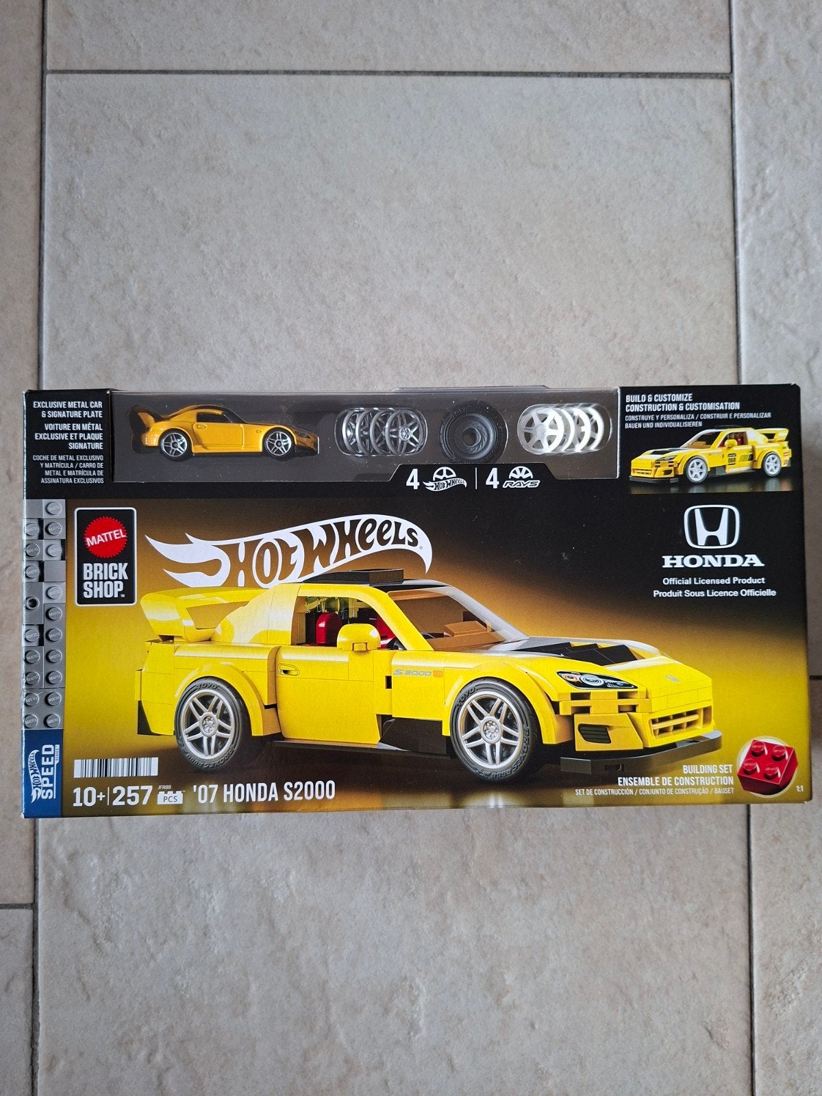 Hot Wheels Brick Shop Honda S2000 Bouwset, Ophalen of Verzenden, Nieuw, Overige merken