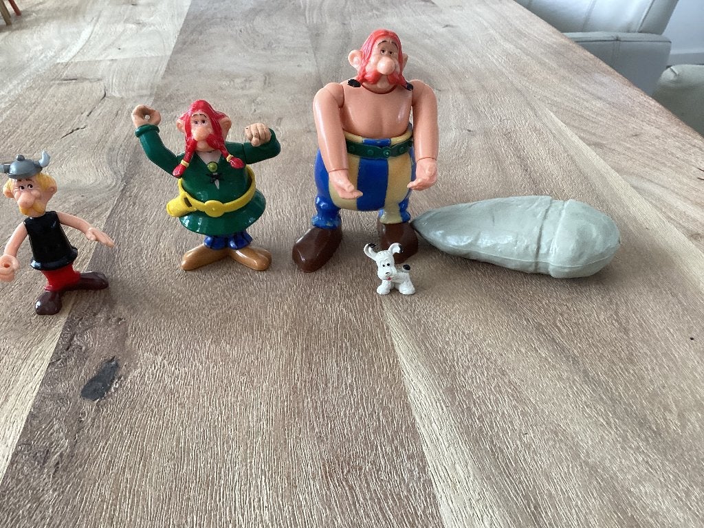 Asterix en Obelix figuren, Macao. 1980, Ophalen of Verzenden, Asterix en Obelix, Zo goed als nieuw, Beeldje of Figuurtje