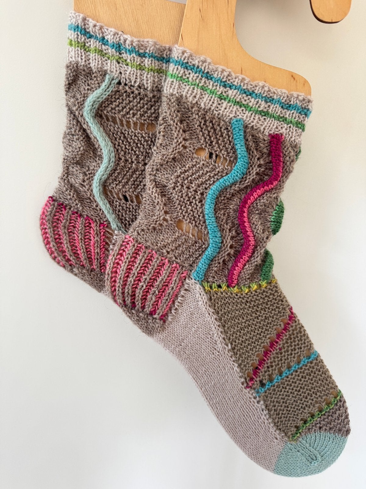 Handgebreide sokken Westknits maat 37-39, Sokken en Kniesokken, Overige kleuren, Ophalen of Verzenden, Zo goed als nieuw