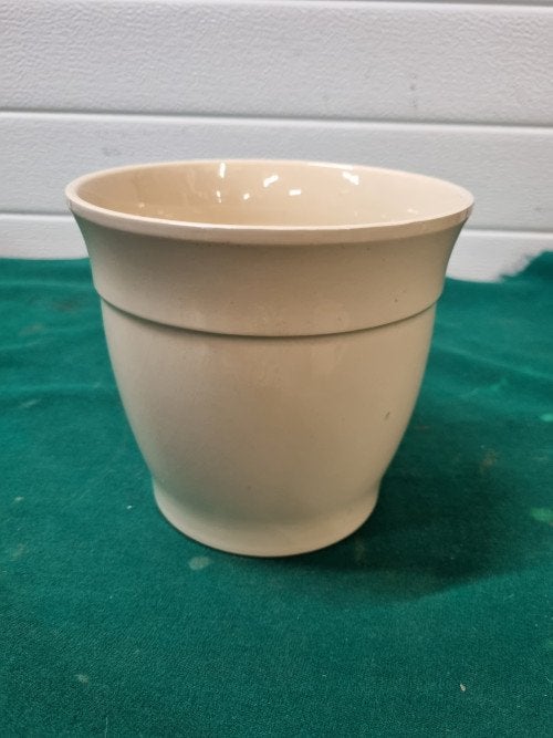 bloempot creme rond, Ophalen of Verzenden, 'T Olde Gre-j, Info@toldegrej.nl, Endepoelstraat 20f Didam