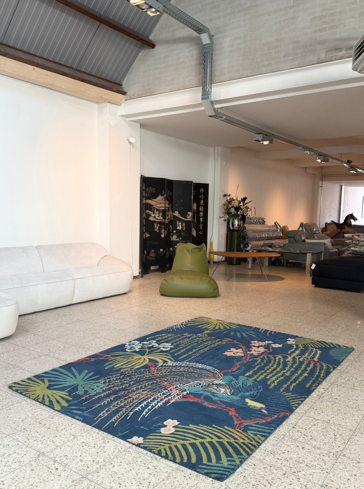 Brink en Campman Sanderson tapijt Rainforest Tropical Night, Ophalen, Zo goed als nieuw, Rechthoekig, 200 cm of meer