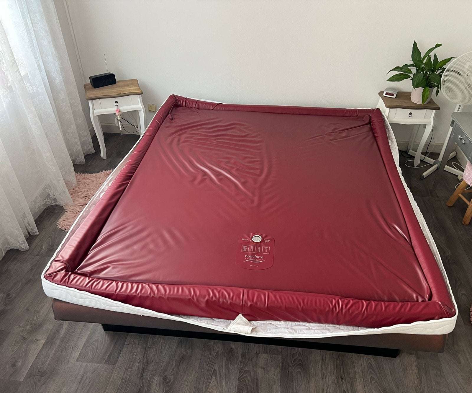 Gratis waterbed 180x210 cm merk Bodyform, Huis en Inrichting, Slaapkamer | Waterbedden, Solo-systeem, Gebruikt, 210 cm, Tweepersoons