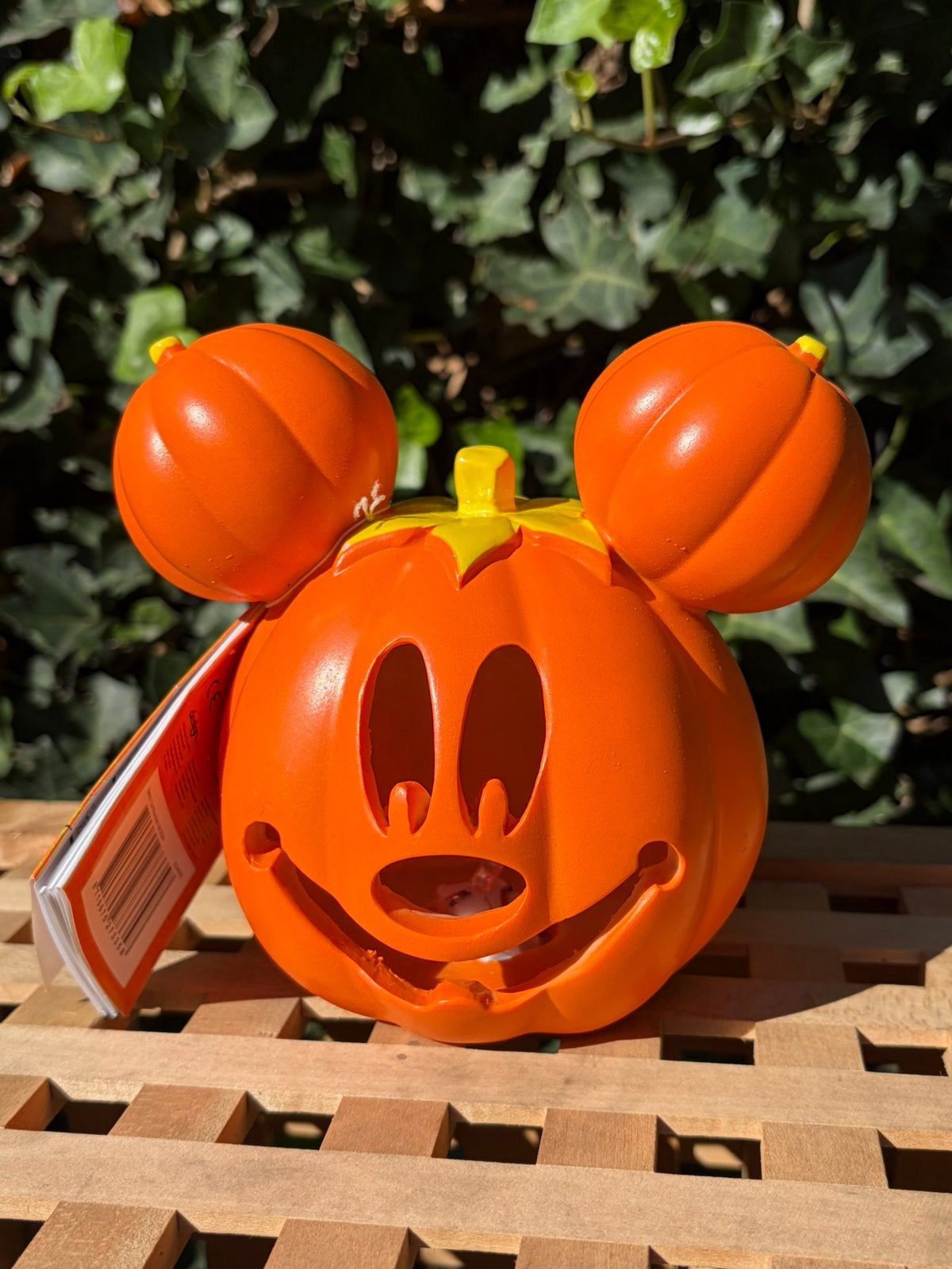 Mickey Halloween pompoen, Ophalen of Verzenden, Mickey Mouse, Zo goed als nieuw, Beeldje of Figuurtje