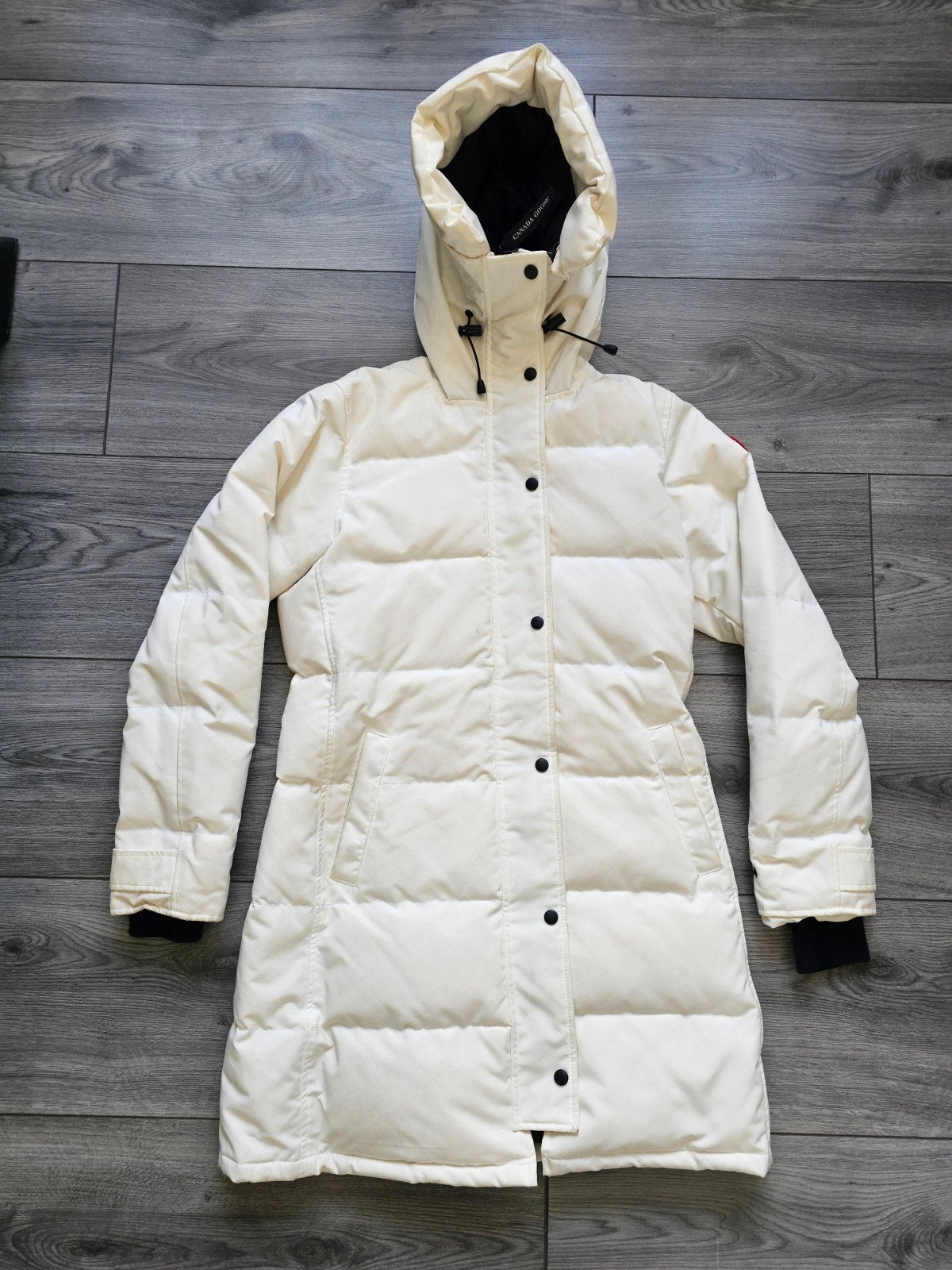 Canada Goose Shelburne Parka - Nieuwstaat, Kleding | Dames, Maat 38/40 (M), Ophalen of Verzenden, Zo goed als nieuw, Canada Goose
