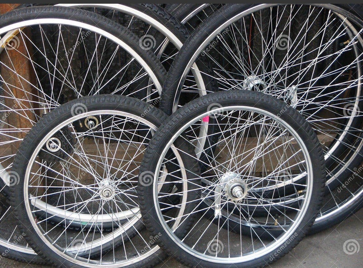 Fiets wielen, Fietsen en Brommers, Ophalen, Zo goed als nieuw, Stuur