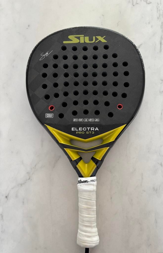 Siux ST3 Electra Pro - Padelracket, Sport en Fitness, Padel, Ophalen of Verzenden, Gebruikt, Padelracket
