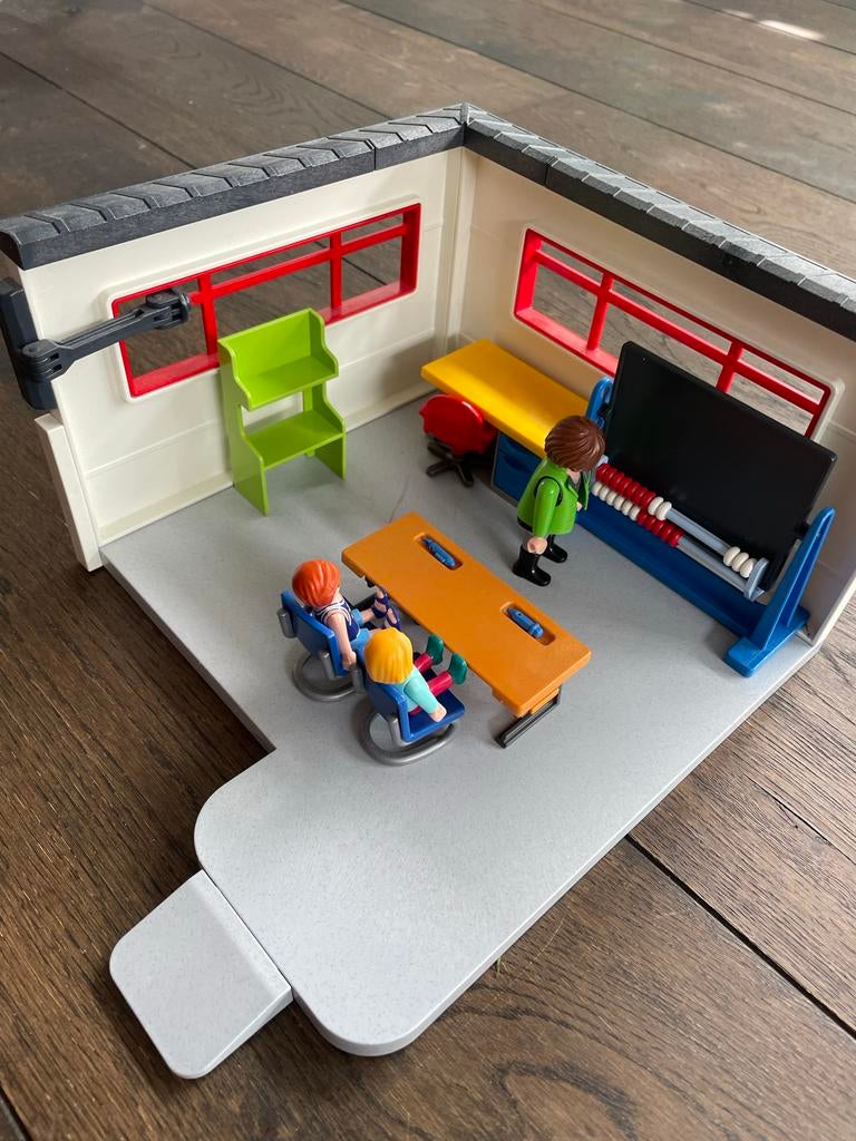 Playmobil Schoolklas met Figuren en Accessoires, Ophalen of Verzenden, Gebruikt, Jongen of Meisje