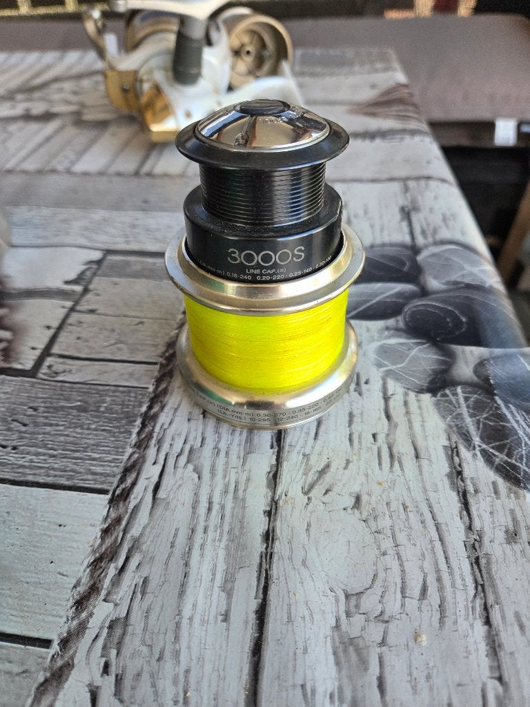 2x shimano spoel, Ophalen of Verzenden, Gebruikt, Molen