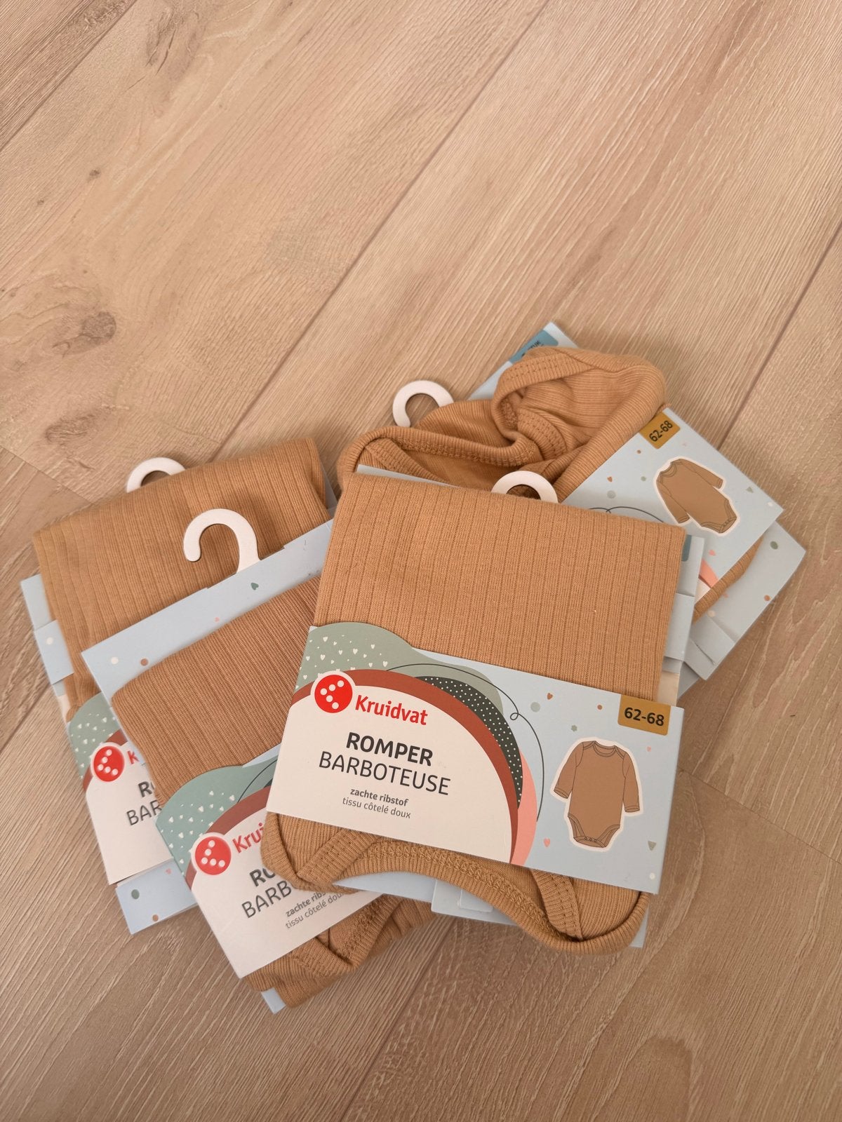 Nieuwe Kruidvat rompers maat 62-68 (4 stuks), Ophalen of Verzenden, Nieuw, Jongetje of Meisje, Nacht- of Onderkleding