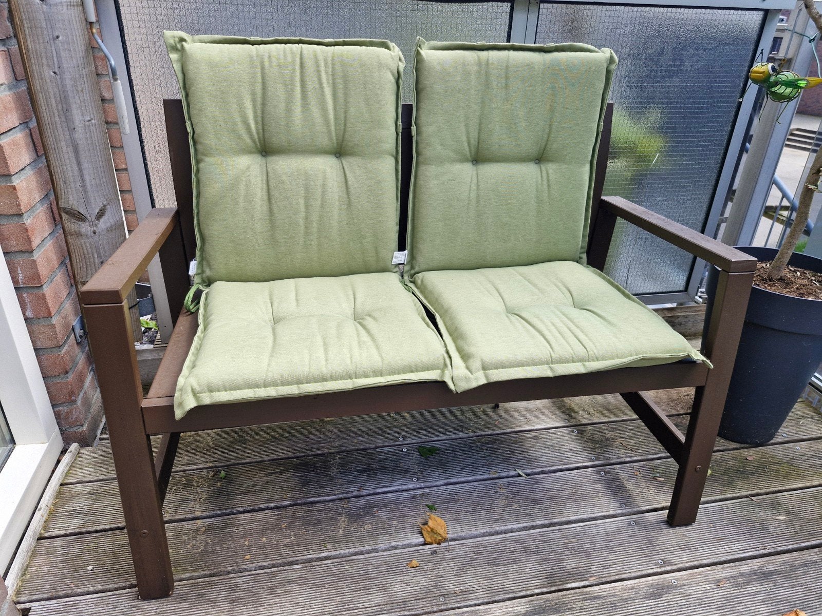 Tuinkussens (2x) Le SUD 100x50 cm lichtgroen, Ophalen, Zo goed als nieuw