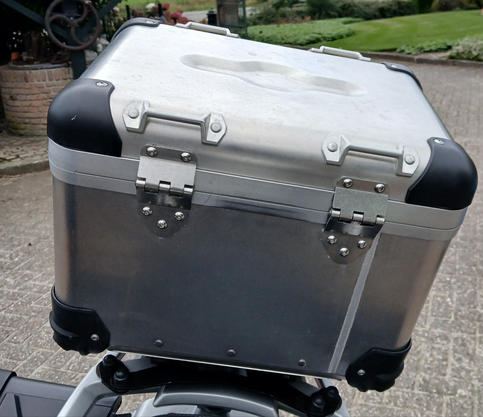 Touratech topkoffer, Ophalen, Gebruikt