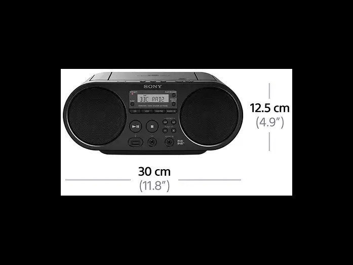 Sony ZS-PS55B DAB+ noodpakket Radio met CD en USB, Audio, Tv en Foto, Radio's, Ophalen of Verzenden, Met cd-speler