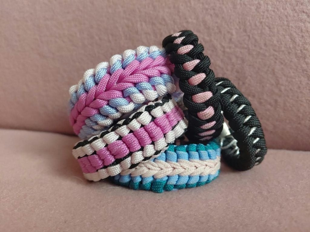 Handgemaakt: paracord halsband,halster,armband,sleutelhanger, Verzenden, Nieuw, Overige typen