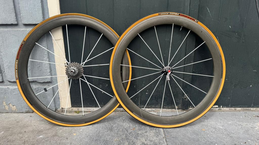 Bontrager carbon wielen | Campagnolo casette, Fietsen en Brommers, Fietsonderdelen, Gebruikt, Racefiets, Carbon, Ophalen
